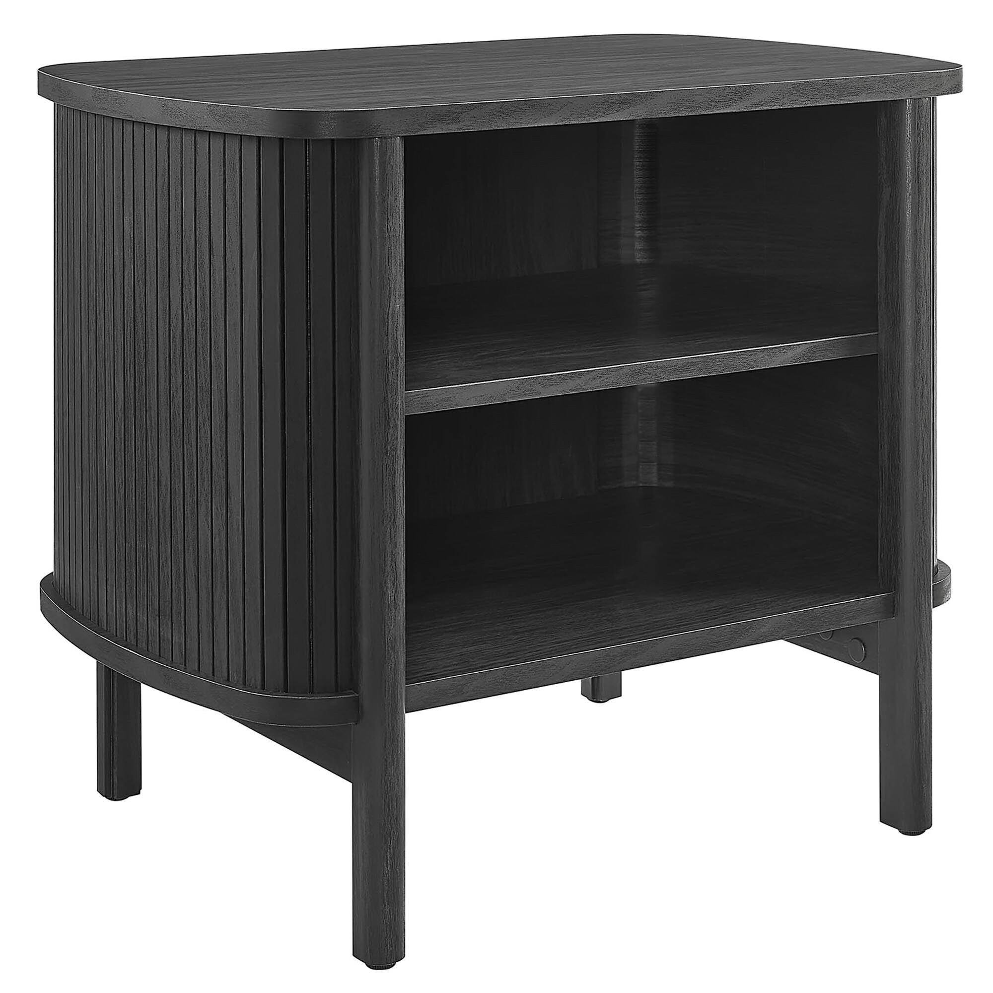 Angle. Modway - Cadence Open Nightstand by Modway - Black.