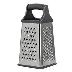 Front. Oster - Oster Stainless Steel Four Sided Box Grater - Silver.