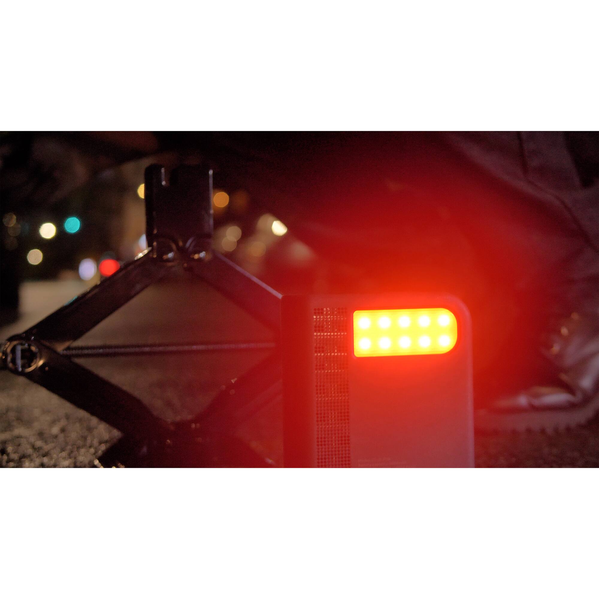 Alt View 15. ToughTested - Phoenix Jump Starter With Powerbank, Tire Inflator and Emergency Roadside Light - Black.