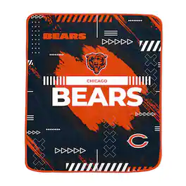 Pegasus - Chicago Bears 60" x 72" Game Tech Ultra Cozy Blanket - Multicolor