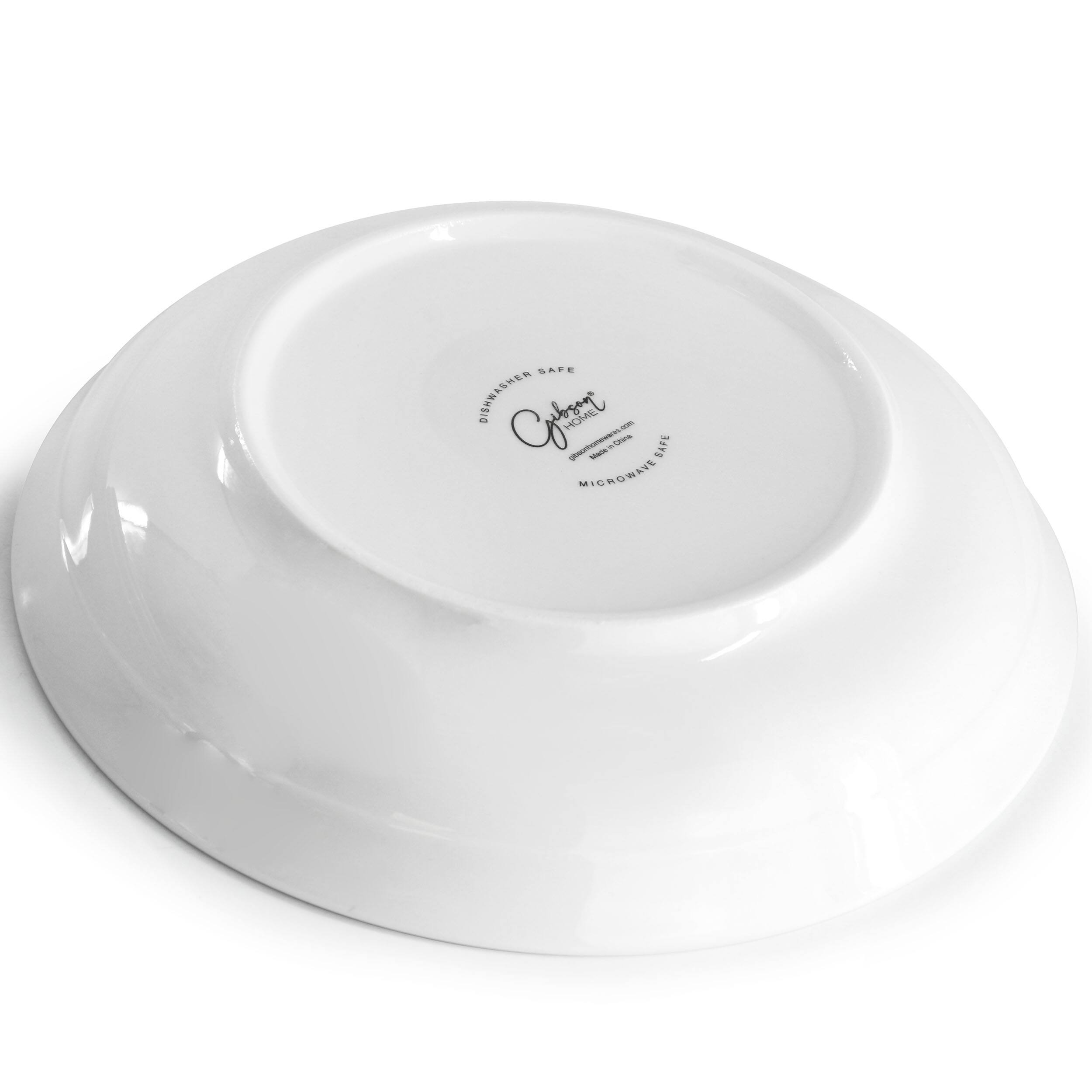 Gibson Home Great Essentials 5 Piece Fine Ceramic Serving Bowl and