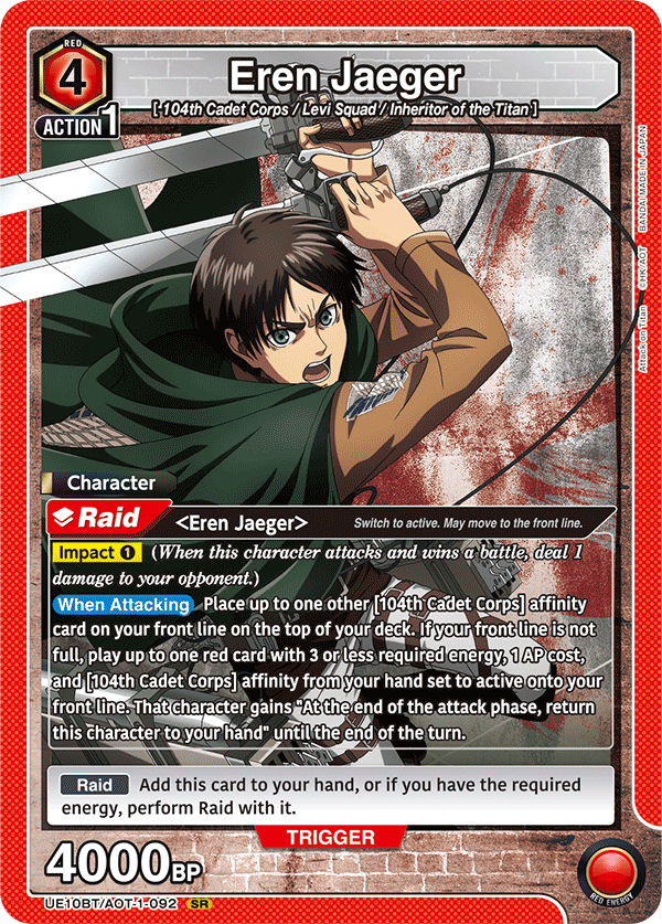 attack on titan yugioh cards Bandai Union Arena Trading Card Game: Booster Box (UE10BT) Character Affinities Attack On Titan x Yu-Gi-Oh