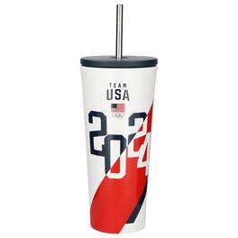Corkcicle - Team USA 24oz. Line Wave Cold Cup - White
