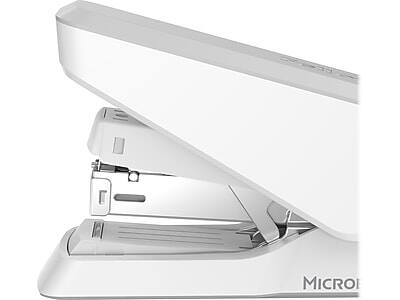Alt View 4. Fellowes - LX860 EasyPress Desktop Stapler, 40-Sheet Capacity - White.