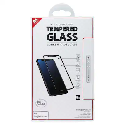 MYBAT FULL COVERAGE TEMPERED GLASS SCREEN PROTECTOR C Saucch 7 Trnpaeny RLUN Portem Authesiin Oeochobc Ceating 1 I 9H Premium GLASS Shafte-proot FULL COVERAGE 9H FOR Google Pixel 4 XL
Package Includes:
- Alcohol Wipe
- Guide
- Stickers
- Dust Removal Sticker
- Microfiber Cleaning Cloth
- Tempered Glass Screen Protector