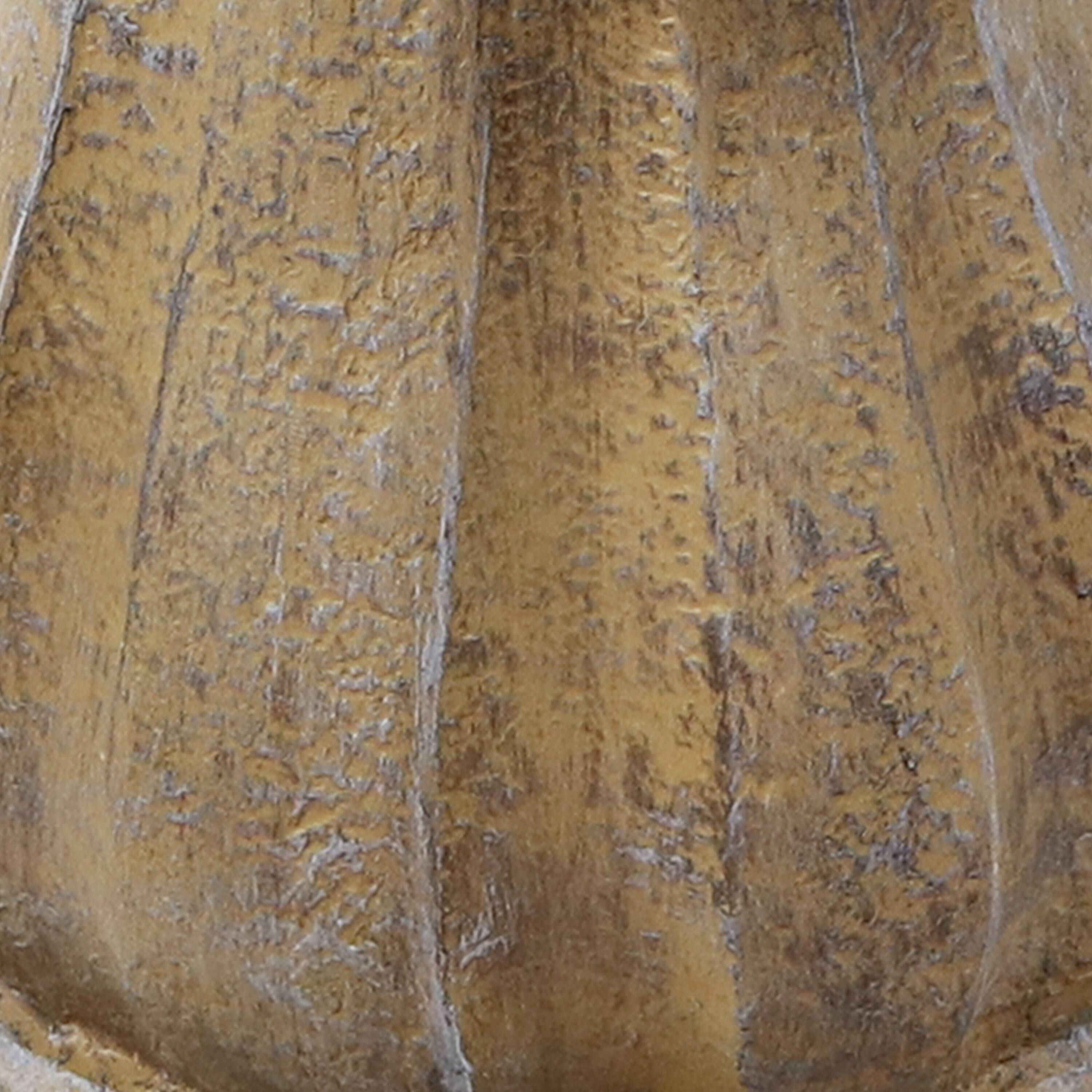 Alt View 9. Sunnydaze - Resin Outdoor 2-Tier Solar Water Fountain with Battery - Earth.