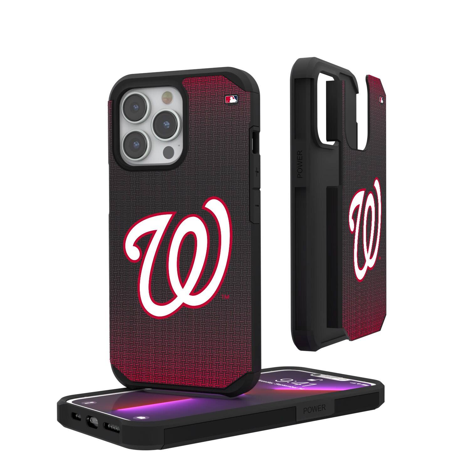 Keyscaper - MLB - Washington Nationals Linen Logo iPhone Rugged Case - 13 Pro - Black price history on PriceWatchPro