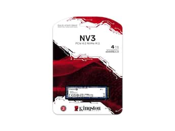 Kingston NV3 4 TB Solid State Drive M.2 2280 Internal PCI Express Kingston NV3 4 TB Solid State Drive M.2 2280 Internal PCI Express