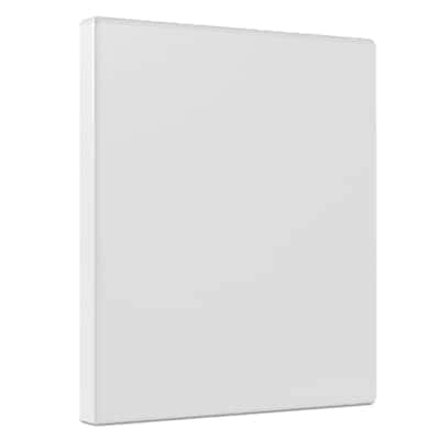 Front. Staples - 1/2" 3-Ring View Binders, 12/Pack - White.