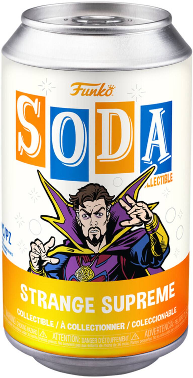 Funk SODA SODALECTIBLE UPZ STRANGE SUPREME COLECCIONABLE COXNG COLLECTIBLE /  COLLECTIONNER / PEL HAZARO 3 ATTENTION: ADVERTENCIA: No o Pettes pices. Ne DANGER D TOUFFEMENT. Partes pequertas convient pas aUx enfants de moins de 36 mois.