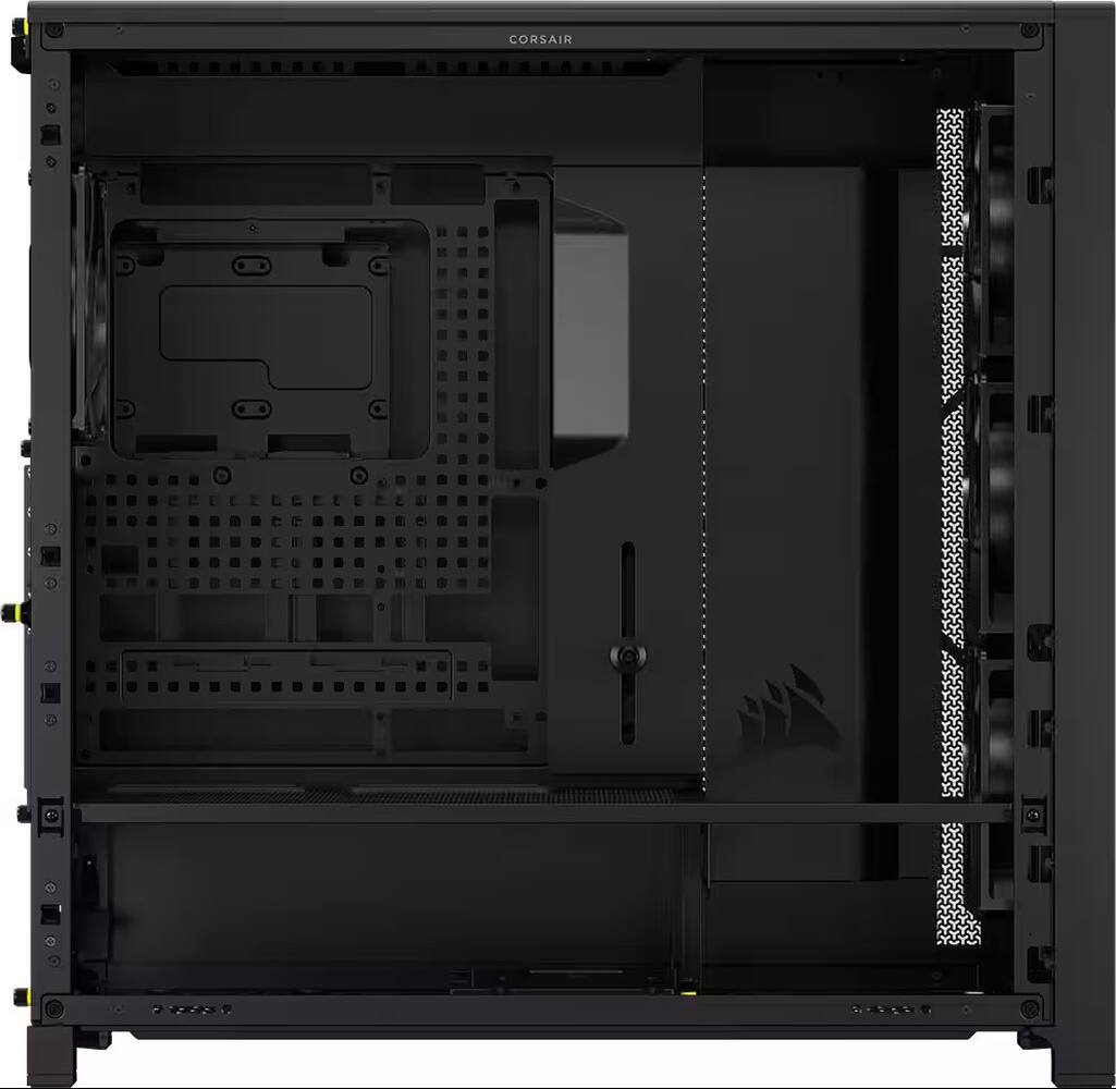 Back. CORSAIR - 5000D RS Mid-Tower Modular PC Case - Black.