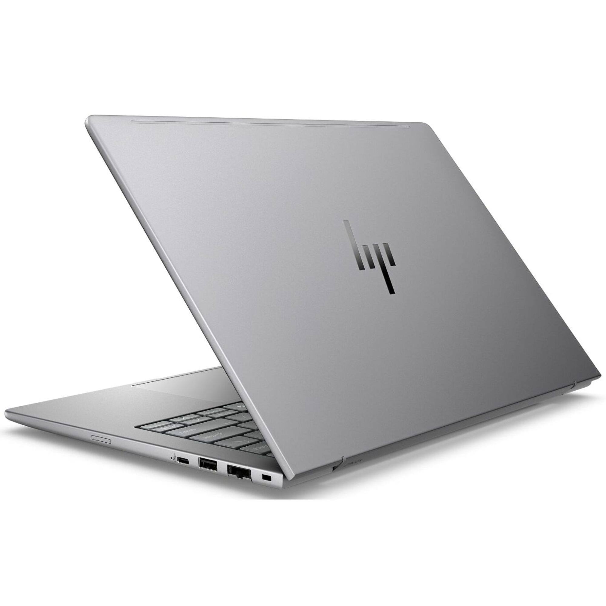 Alt View 3. HP - ZBook 8 G1i Mobile Workstation 14" WUXGA Intel Ultra 7 265U 1.7 GHz 16 GB 512GB SSD Intel Graphics Windows 11 Pro Laptop - Gray.