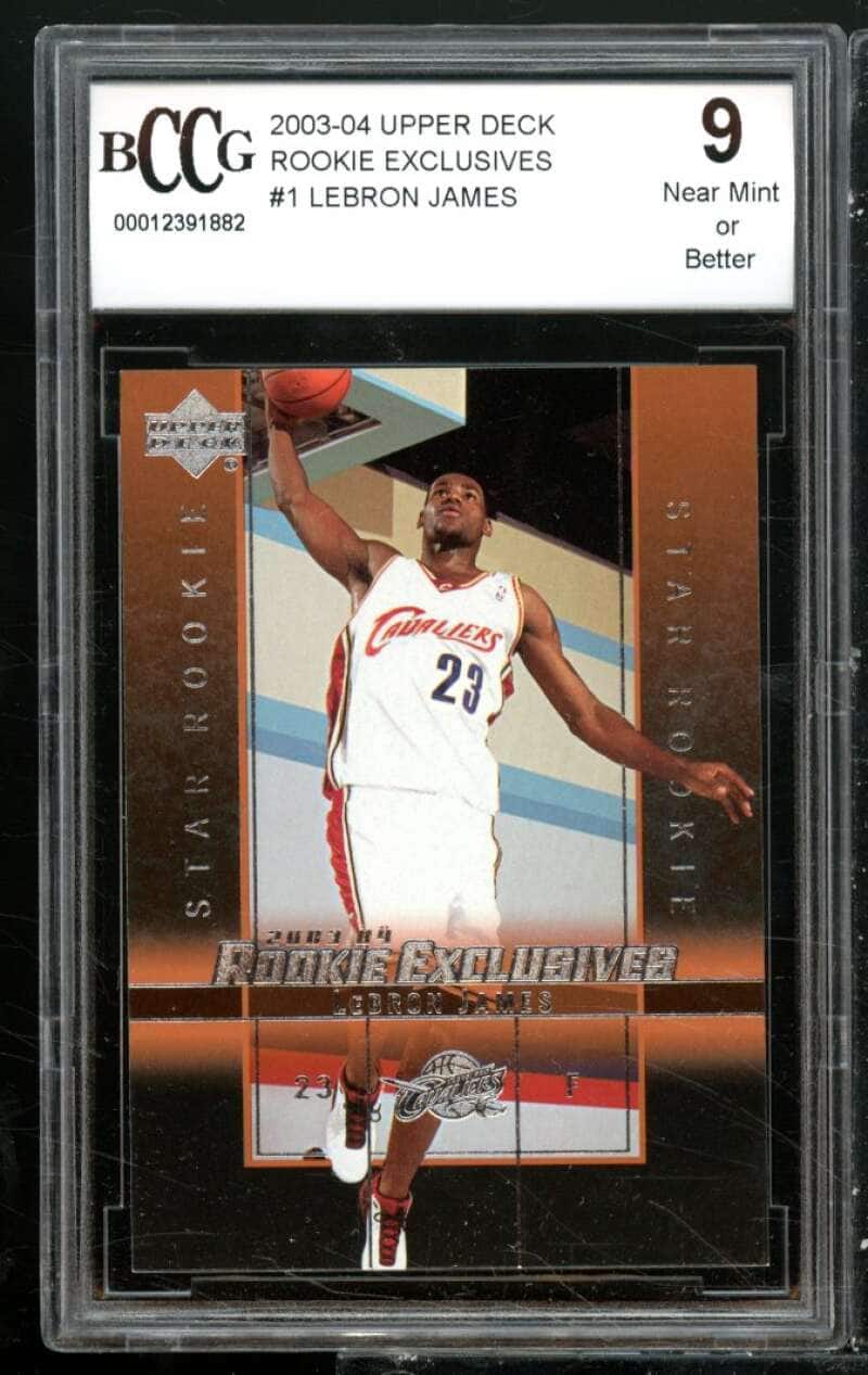 2003-04 Upper Deck Rookie Exclusives #1 Lebron James RC レブロン