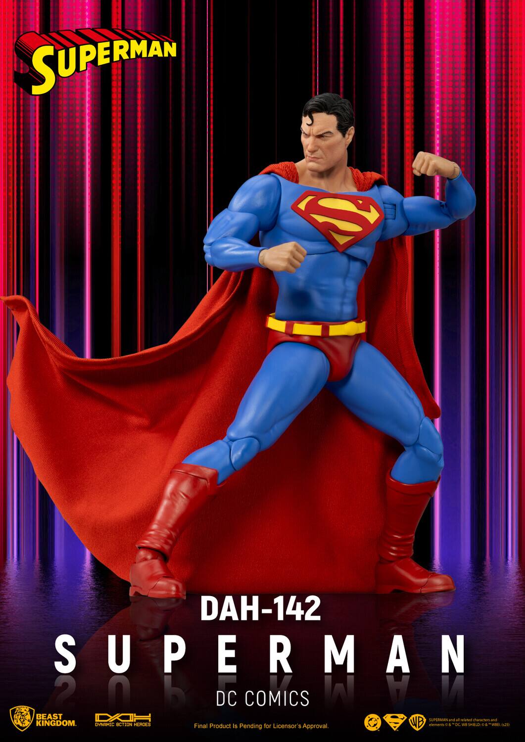 SUPERMAN S DAH-142 SUPERMAN 2 SUP 20M 0 b DC COMICS M M A  AO BEAST DAY SUPERMAN and assisted characters KINGDOM. SVNMC ASTECN HORDES Final Product is for Licensor's approval.