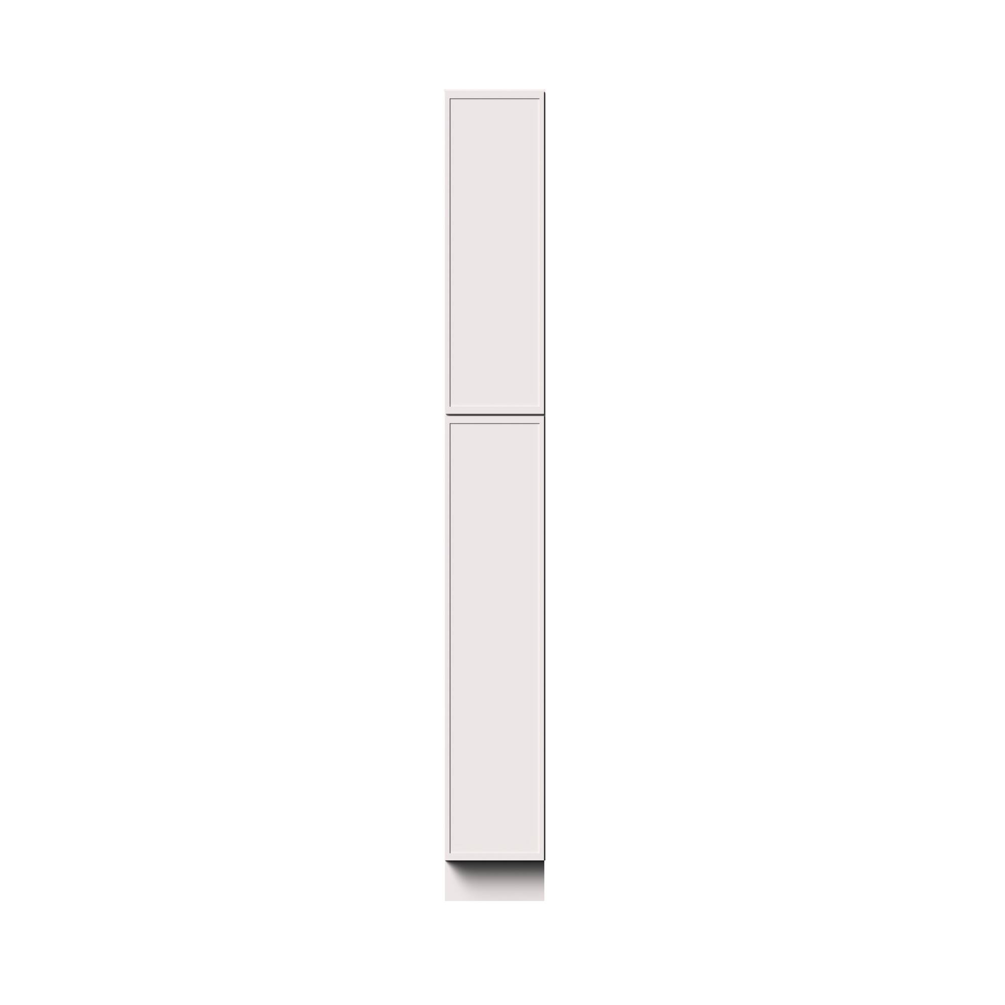 Alt View 1. Boyel Living - 18-in W x 90-in H x 27-in D Slim Shaker RTA Kitchen Pantry Tall Cabinet with Soft-Close - Snow White.