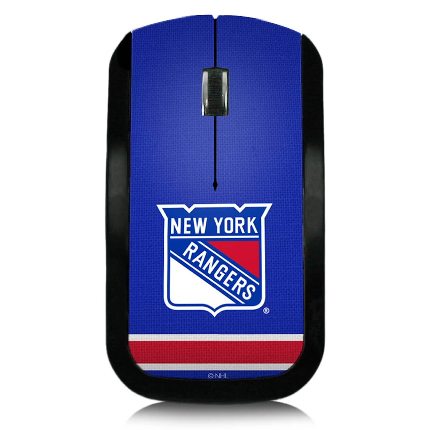 Keyscaper - New York Rangers Stripe Wireless Mouse - Wireless - Multicolor