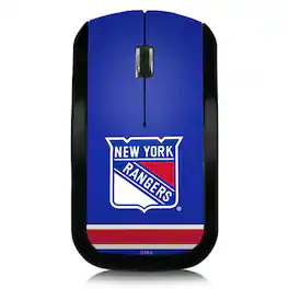 Keyscaper - New York Rangers Stripe Wireless Mouse - Wireless - Multicolor
