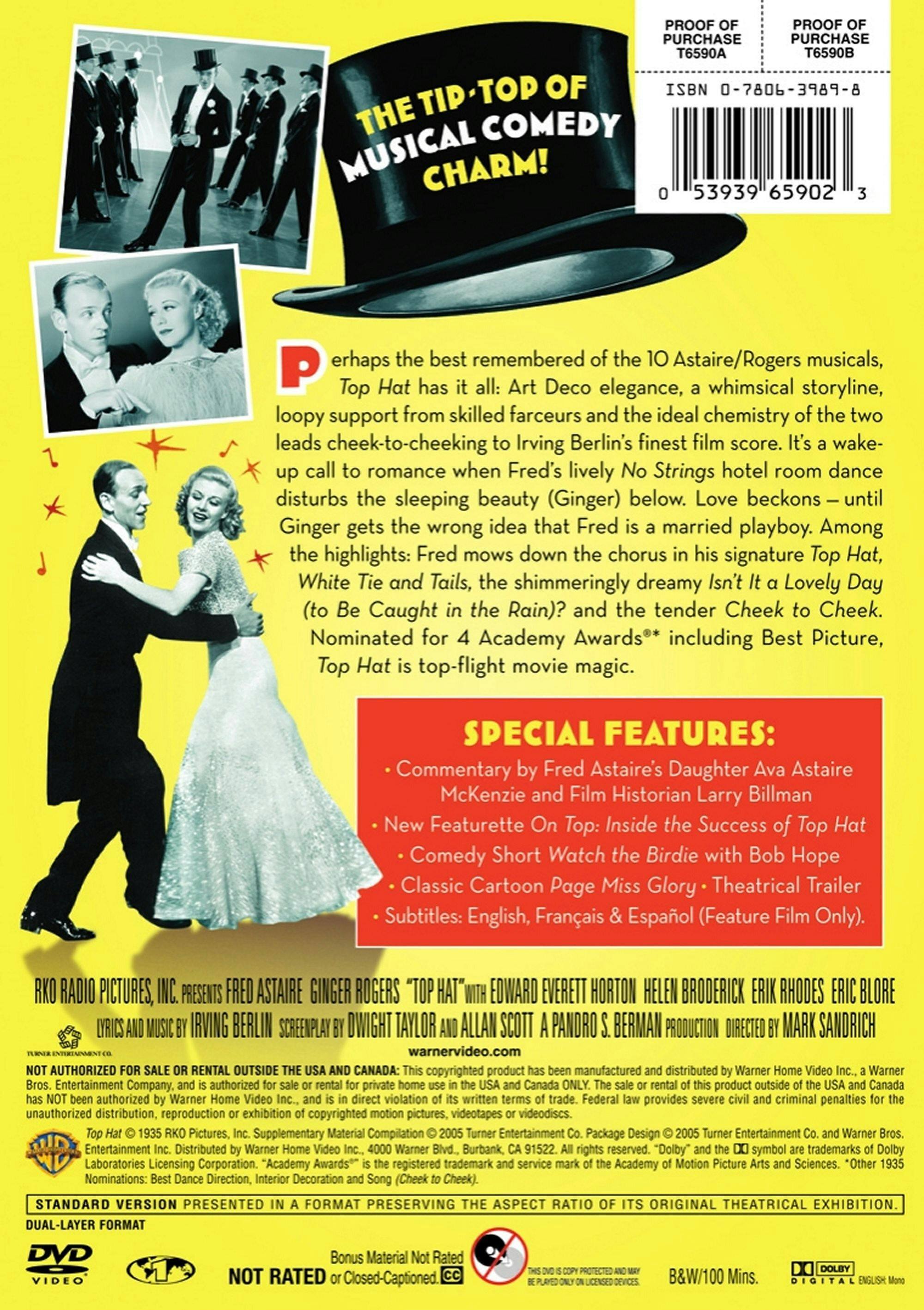 Angle. Top Hat [DVD].