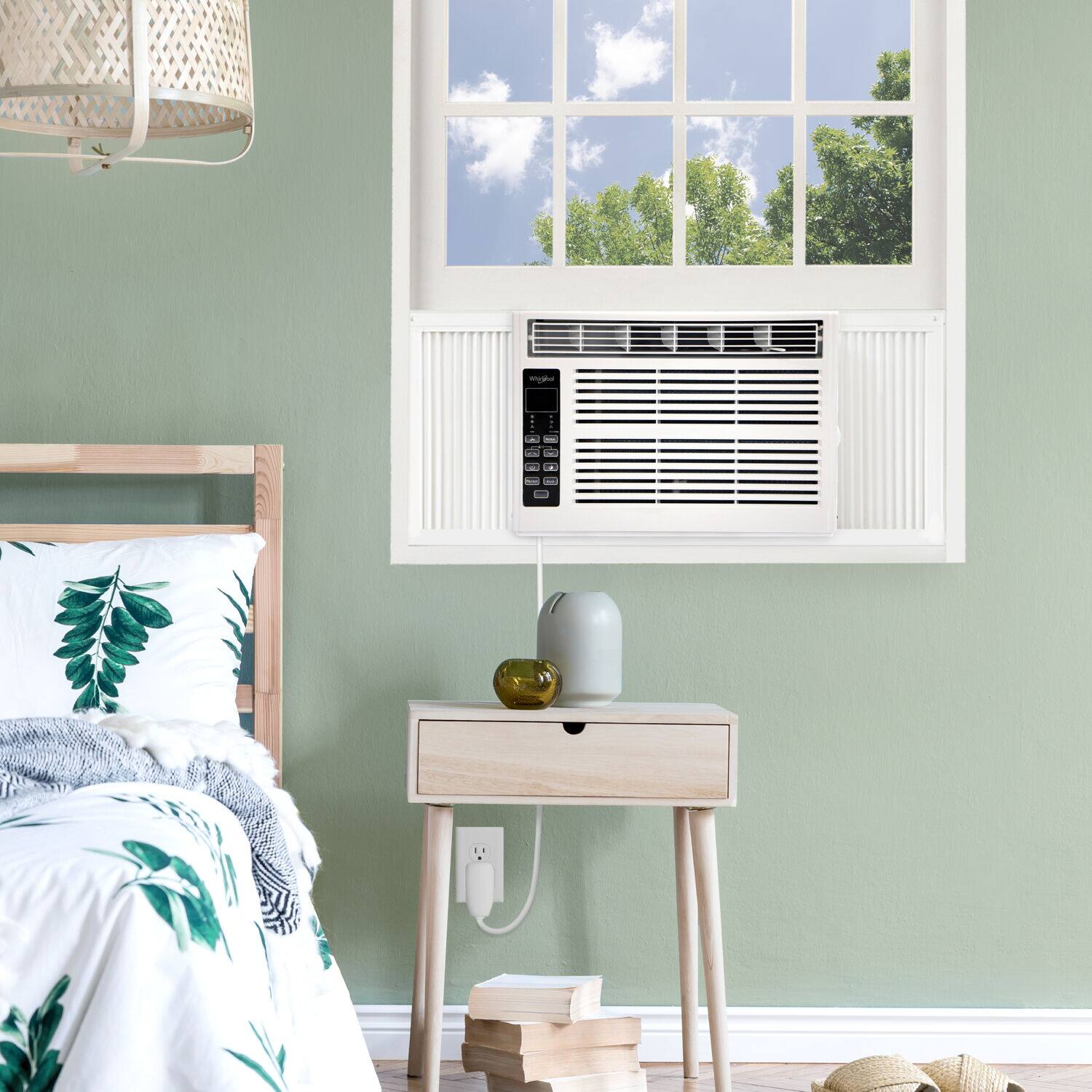 Alt View 16. Whirlpool - 250 Sq. Ft. 6,000 BTU Window Air Conditioner - White.