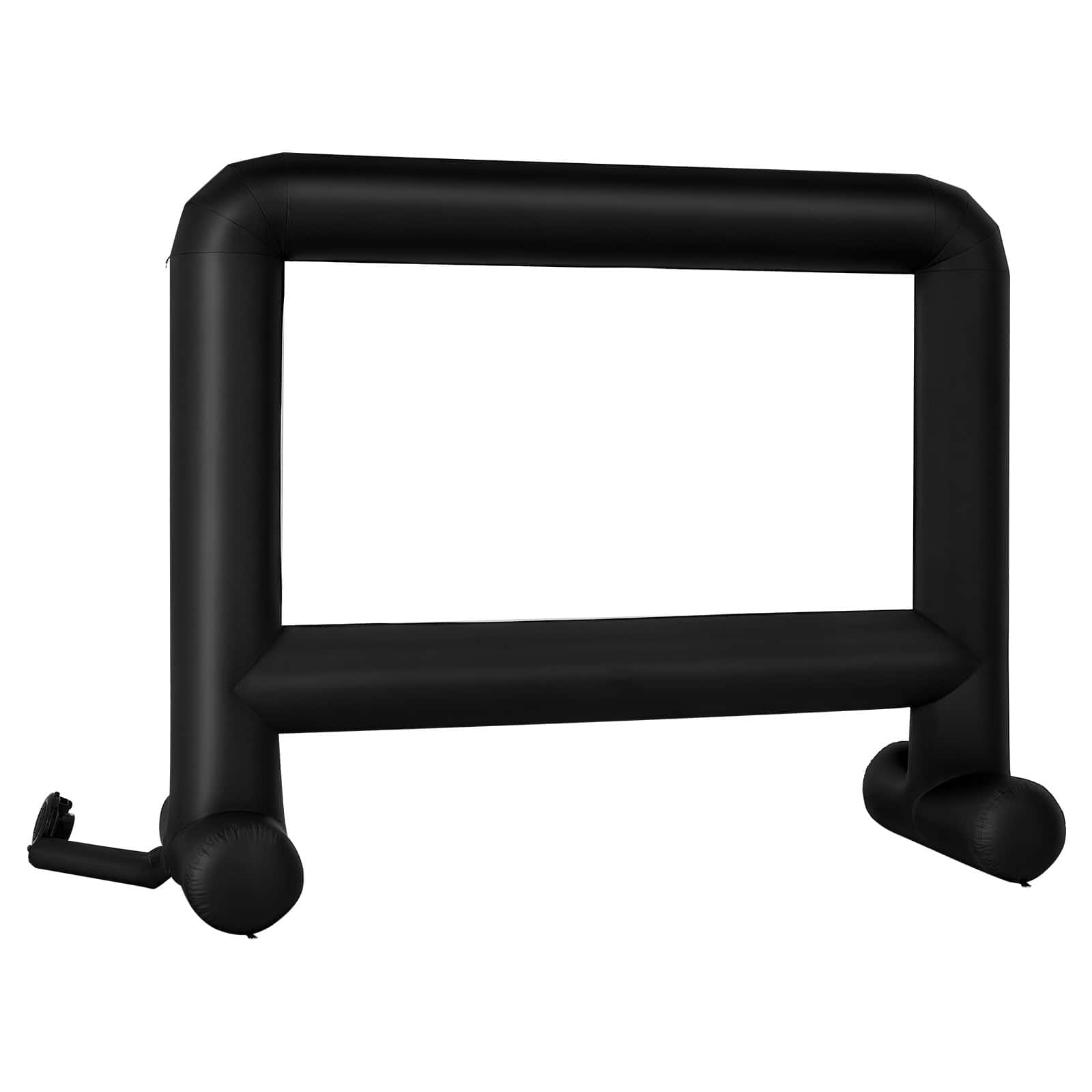 Alt View 5. VEVOR - 16FT Inflatable Movie Screen, Inflatable Projector Screen with Portable Storage Bag - Black,White.