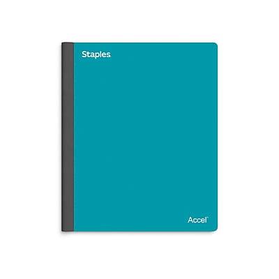 Staples - Premium 3-Subject Notebook, 8.5" x 11", College Ruled, 150 Sheets, (ST58333C) - Blue