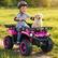 Alt View 1. Gymax - Gymax Electric ATV for Kids 24V 4-Wheeler Ride on Toy w/ Slow Start Songs Stories Tunes Pink - Pink.