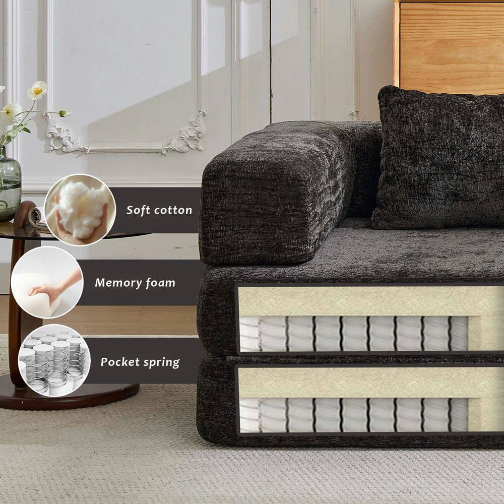 Soft cotton  
Memory foam  
Pocket spring