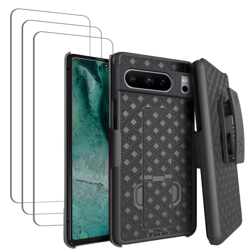 RomeTech - Defender Case for Google Pixel 9 - Black