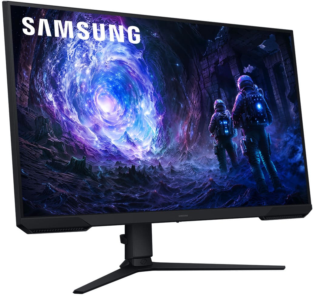 Alt View 1. Samsung - 32" Odyssey G51F QHD 180Hz 1ms AMD FreeSync Gaming Monitor with HDR10 (DisplayPort, HDMI) - Black.