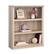 Angle. Sauder - 4 Shelf Display Bookcase w/ 2 Adjustable Shelves - Pacific Maple.