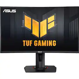 ASUS - 27" TUF Gaming 1080P Curved HDR Monitor VG27VQM - Black
