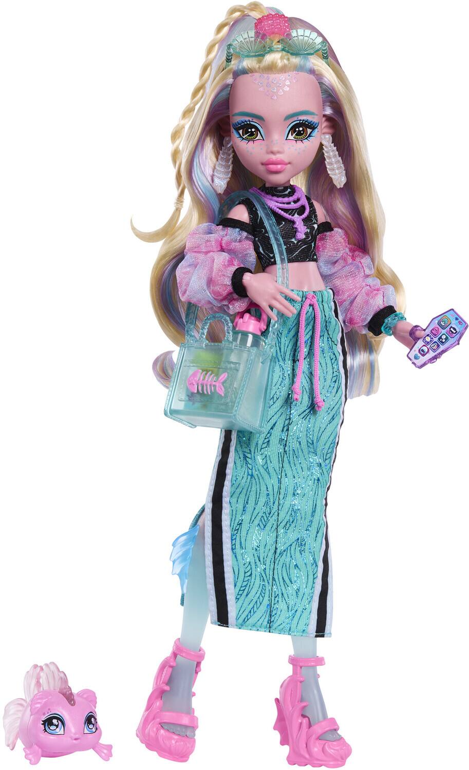 Alt View 1. Mattel - Mattel Collectible - Monster High Lagoona Blue Doll with Pet Neptuna   - COLLECTIBLES - Multicolor.