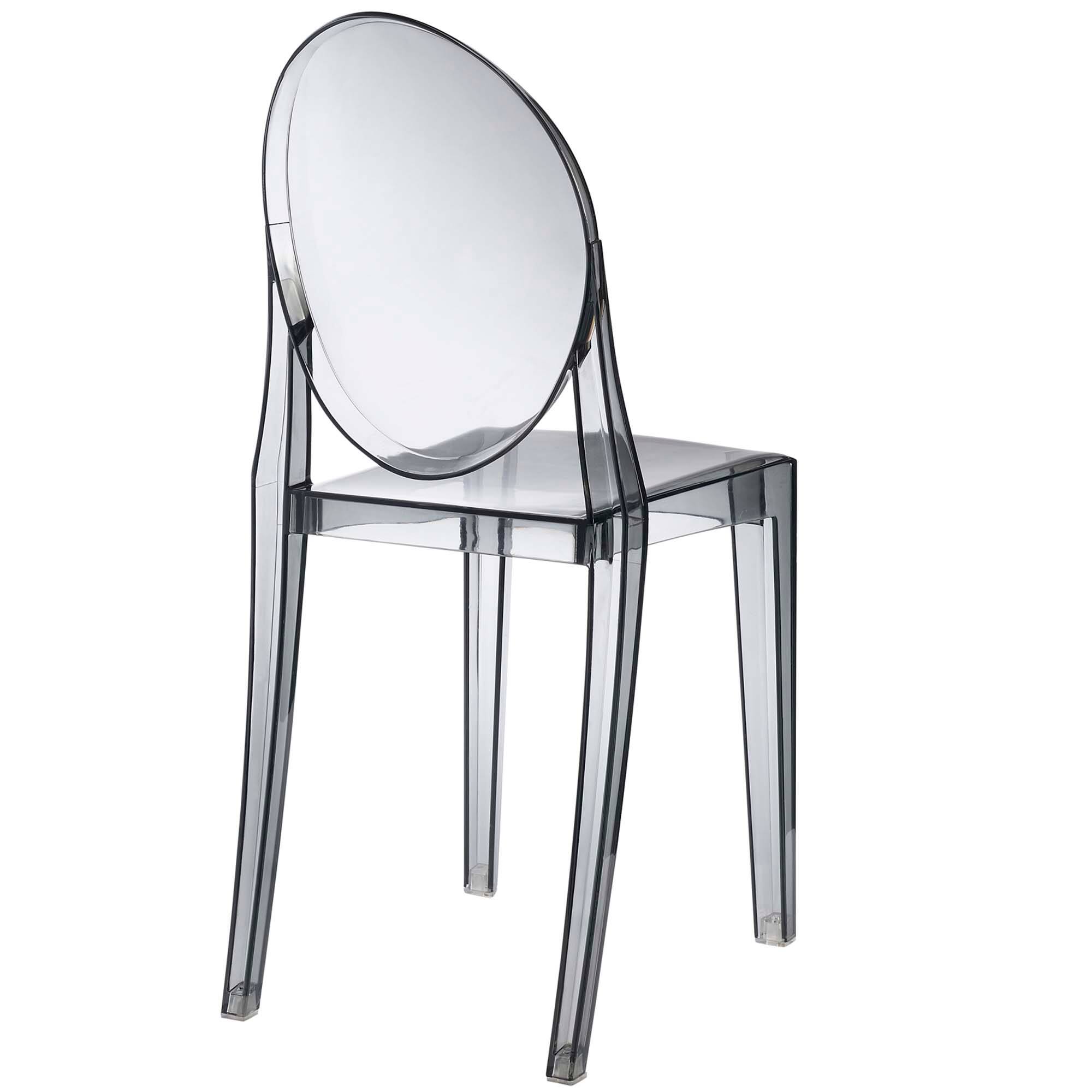 Alt View 3. Modway - Casper Dining Side Chair by Modway - Smoke.
