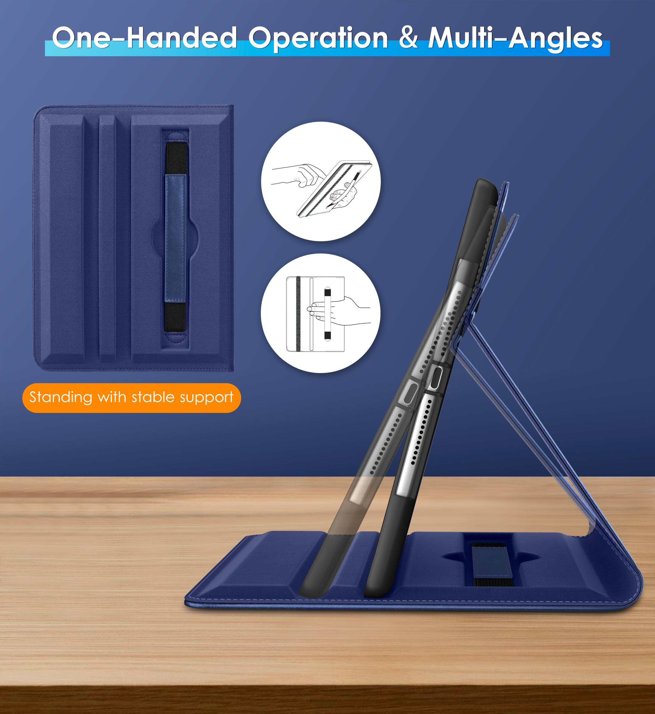 One-Handed Operation & Multi-Angles

Standing with stable support