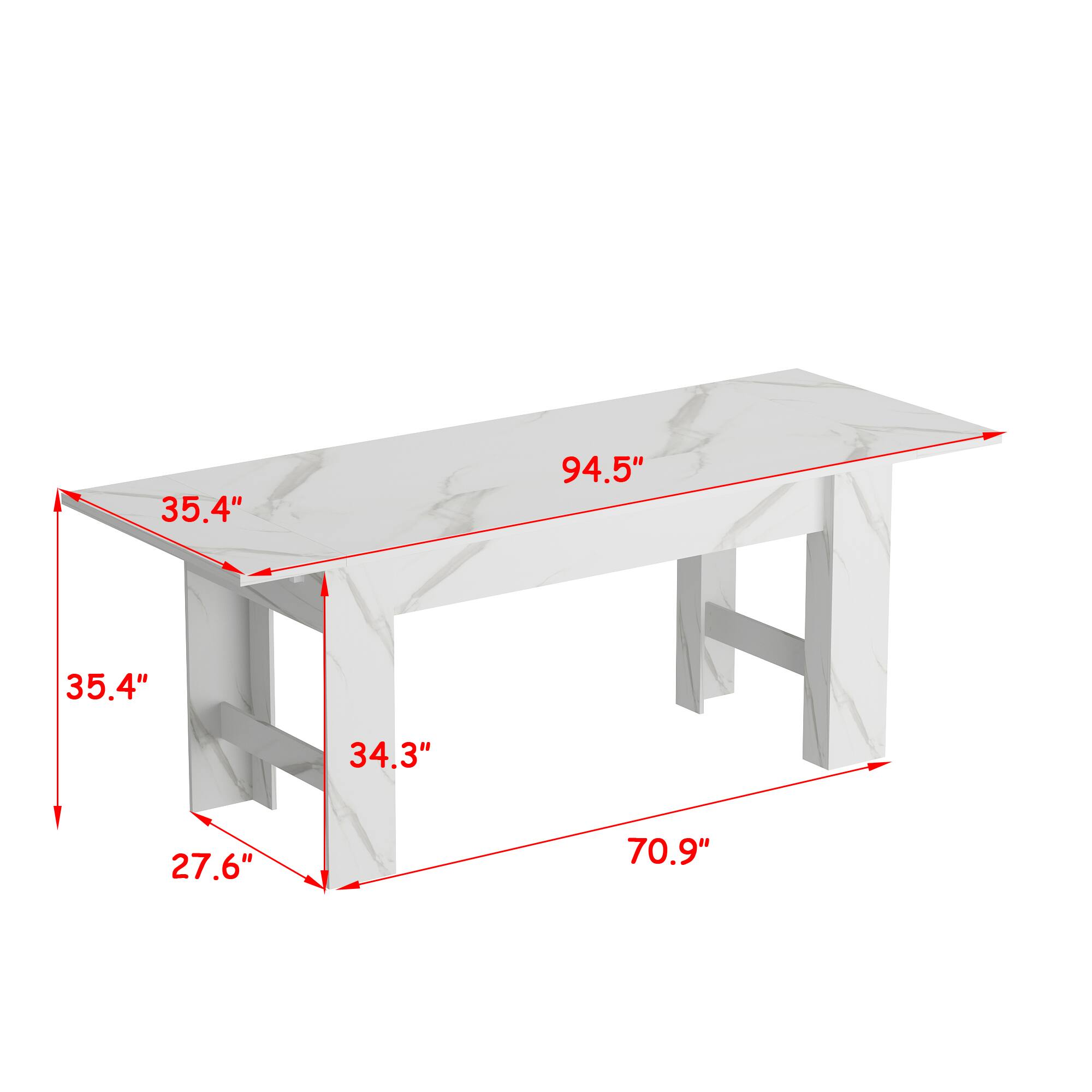 35.4"  
94.5"  
35.4"  
34.3"  
27.6"  
70.9"