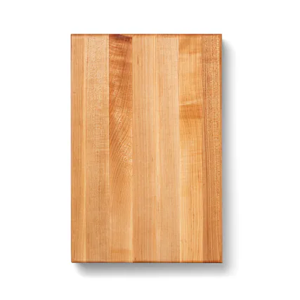 Front. John Boos - John Boos Maple Wood Edge Grain Cutting Board for Kitchen Prep, 18" x 12" x 2.25" - Maple.