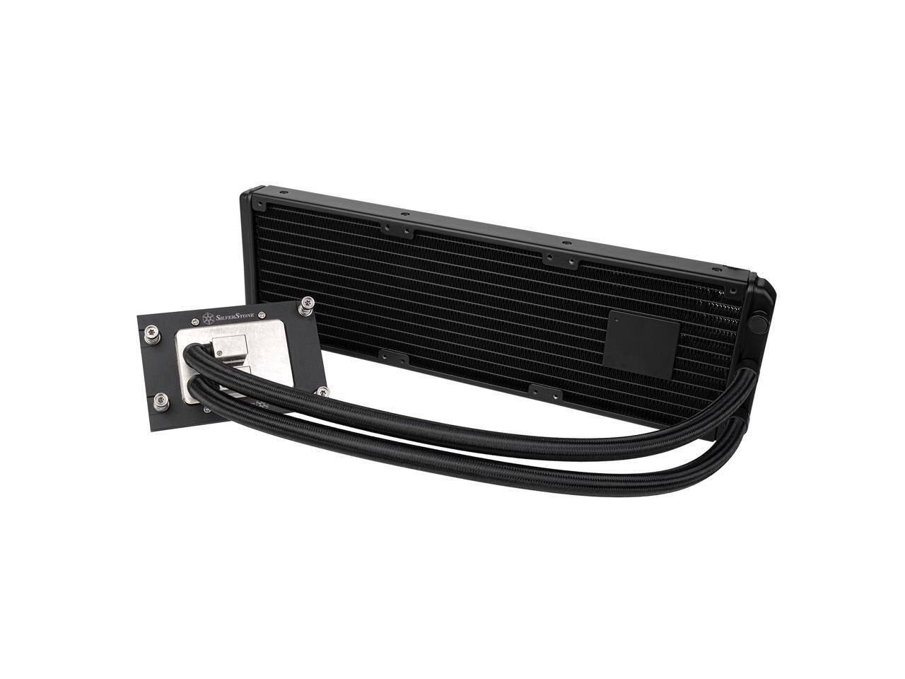 Alt View 2. SilverStone - SilverStone Technology XE360-TR5-V2 360mm All-in-One Liquid Cooler for AMD TR5 / SP6 - Black.