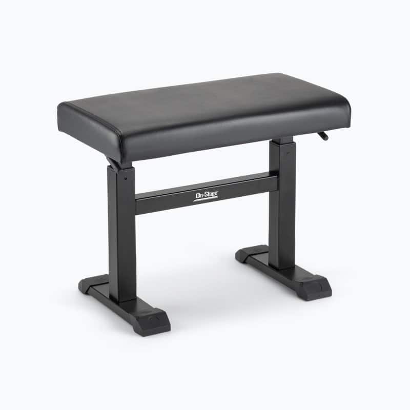 On Stage Stands - On-Stage KB5503B Height Adjustable Keyboard Bench - Black