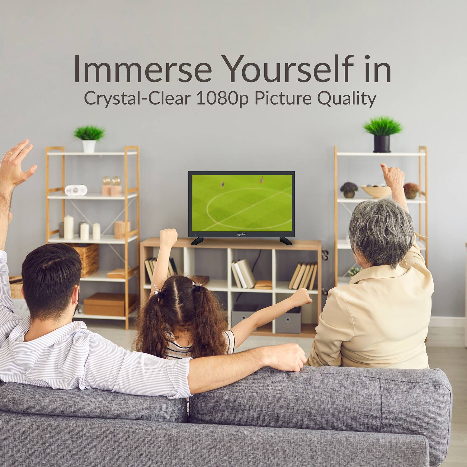 Immerse Yourself in  
Crystal-Clear 1080p Picture Quality