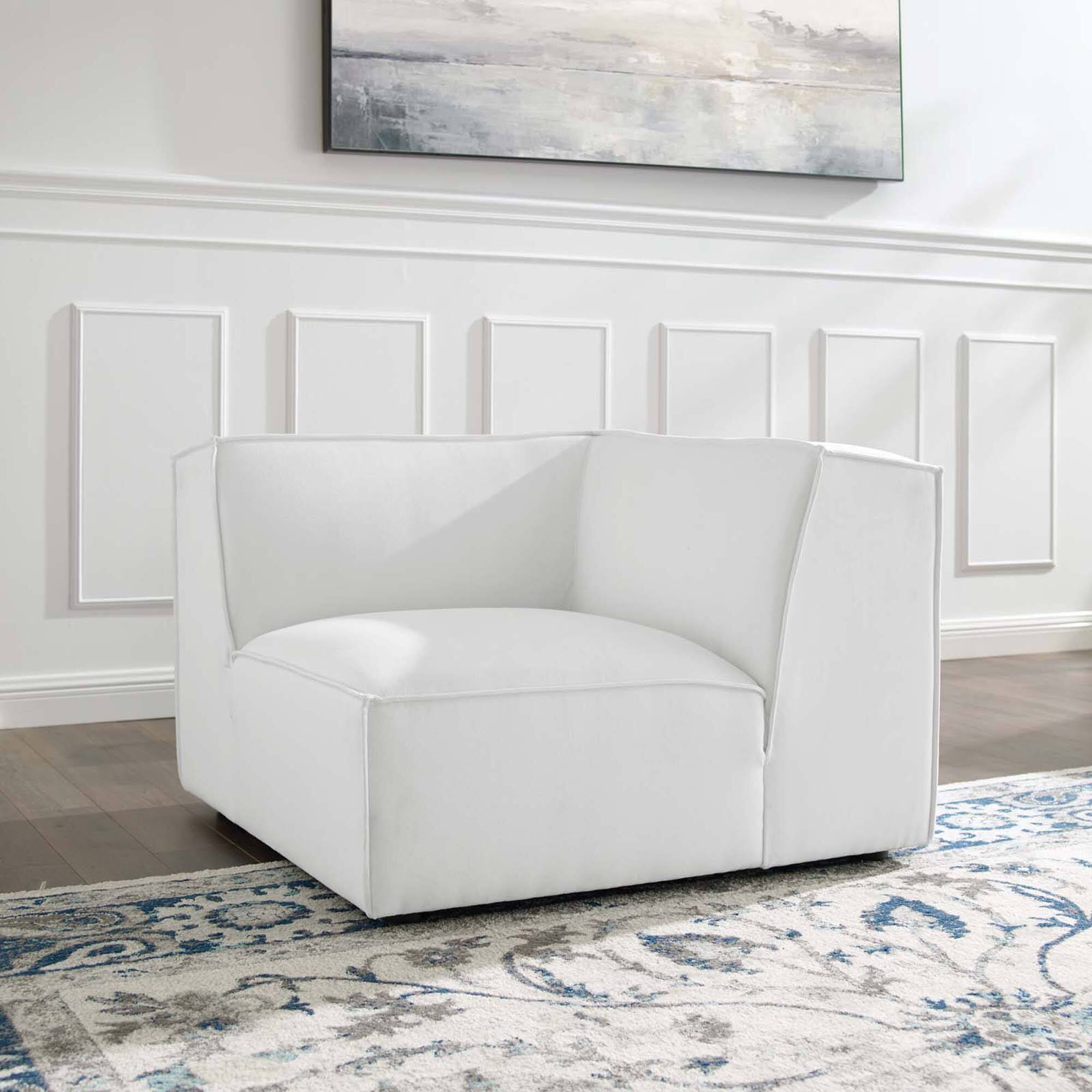 Alt View 1. Modway - Restore Sectional Sofa Corner Chair by Modway - White.