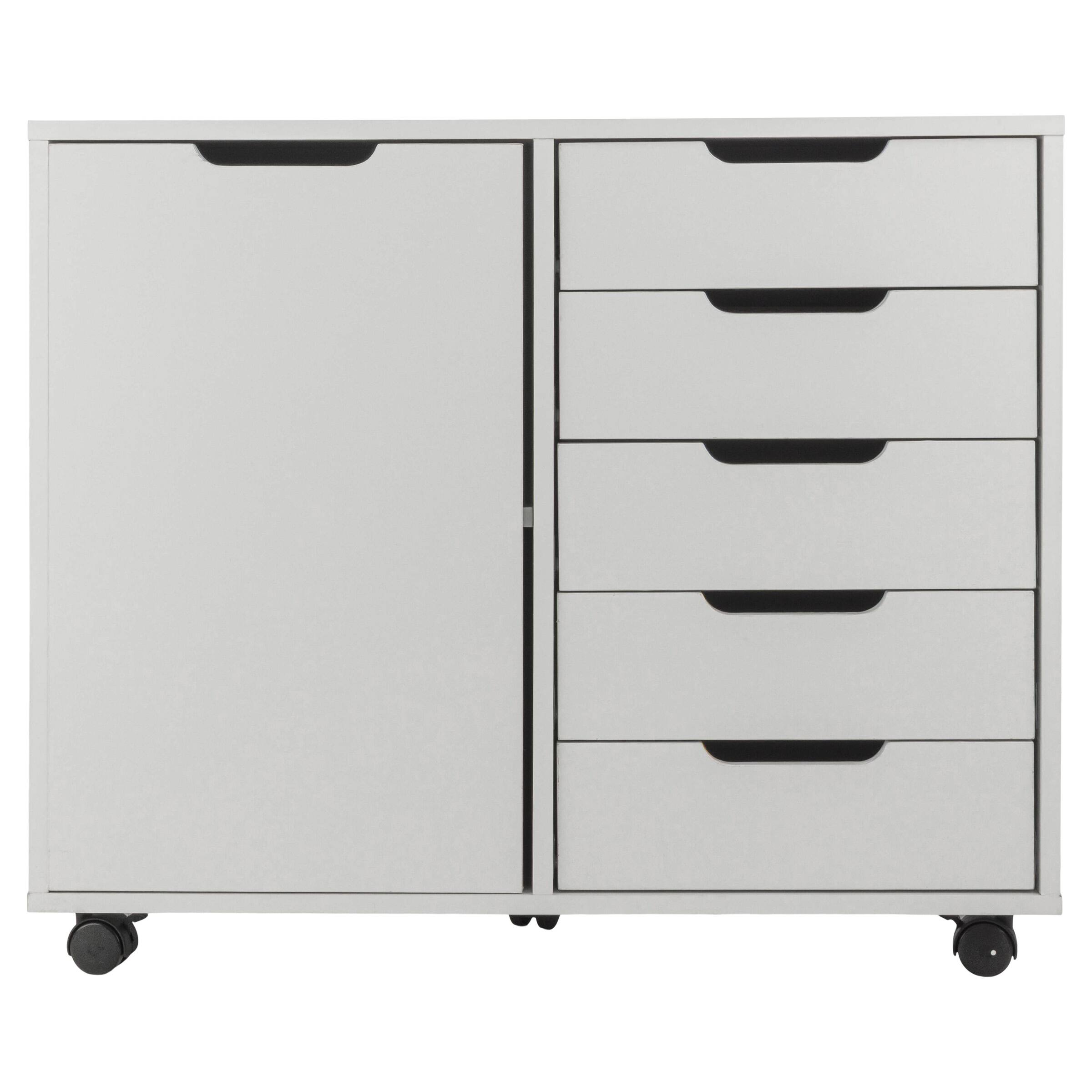 White Office Storage Cabinet