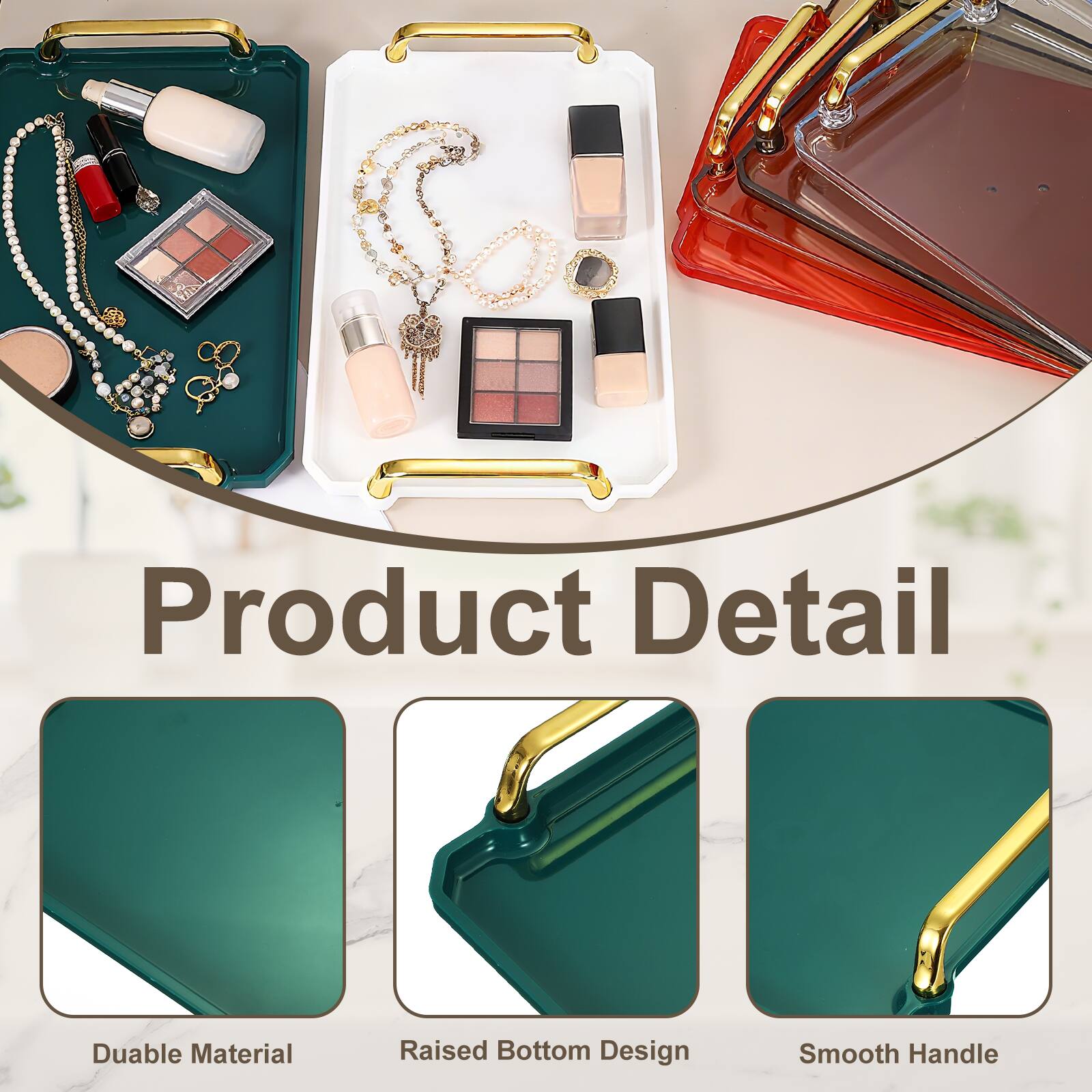 Product Detail  
Durable Material  
Raised Bottom Design  
Smooth Handle
