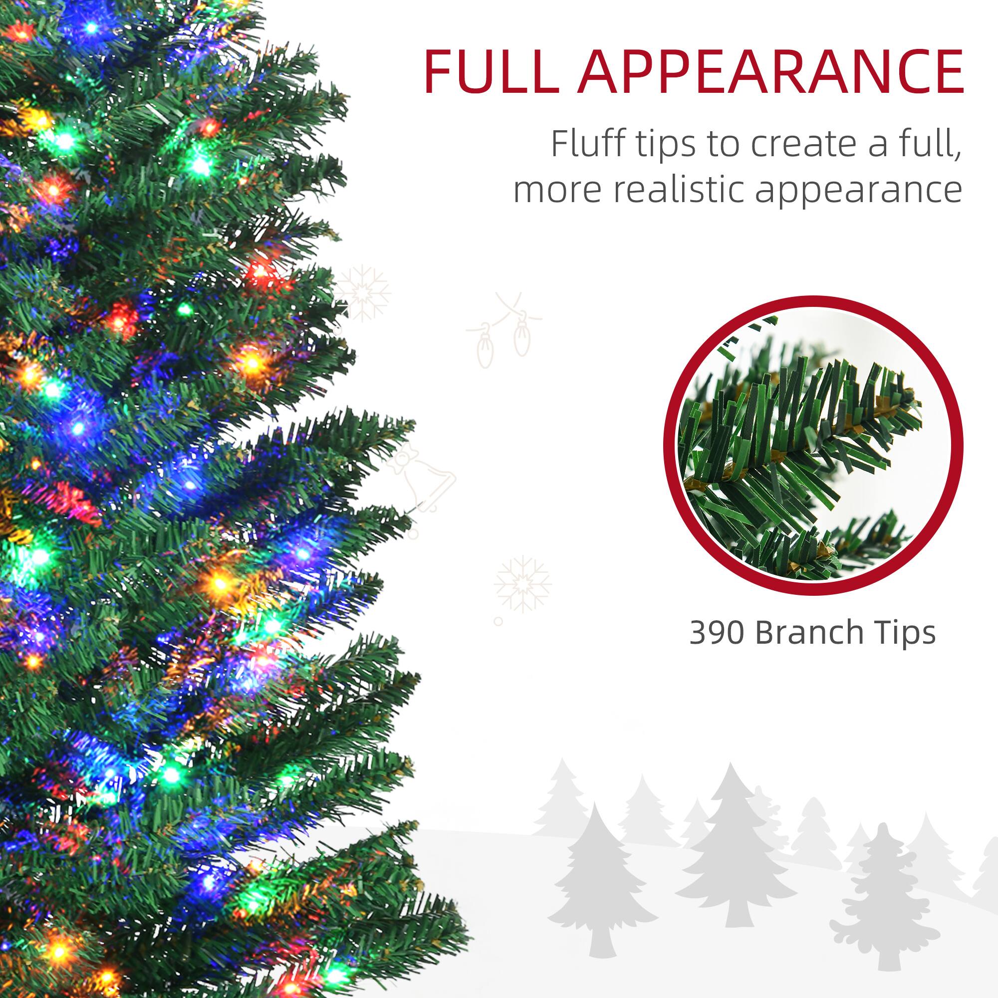 FULL APPEARANCE  
Fluff tips to create a full, more realistic appearance  

390 Branch Tips