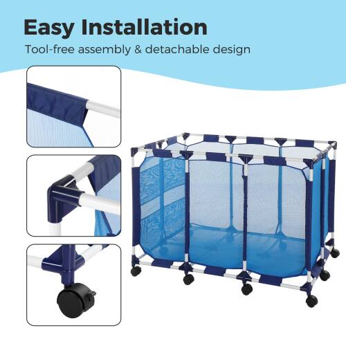 Easy Installation  
Tool-free assembly & detachable design