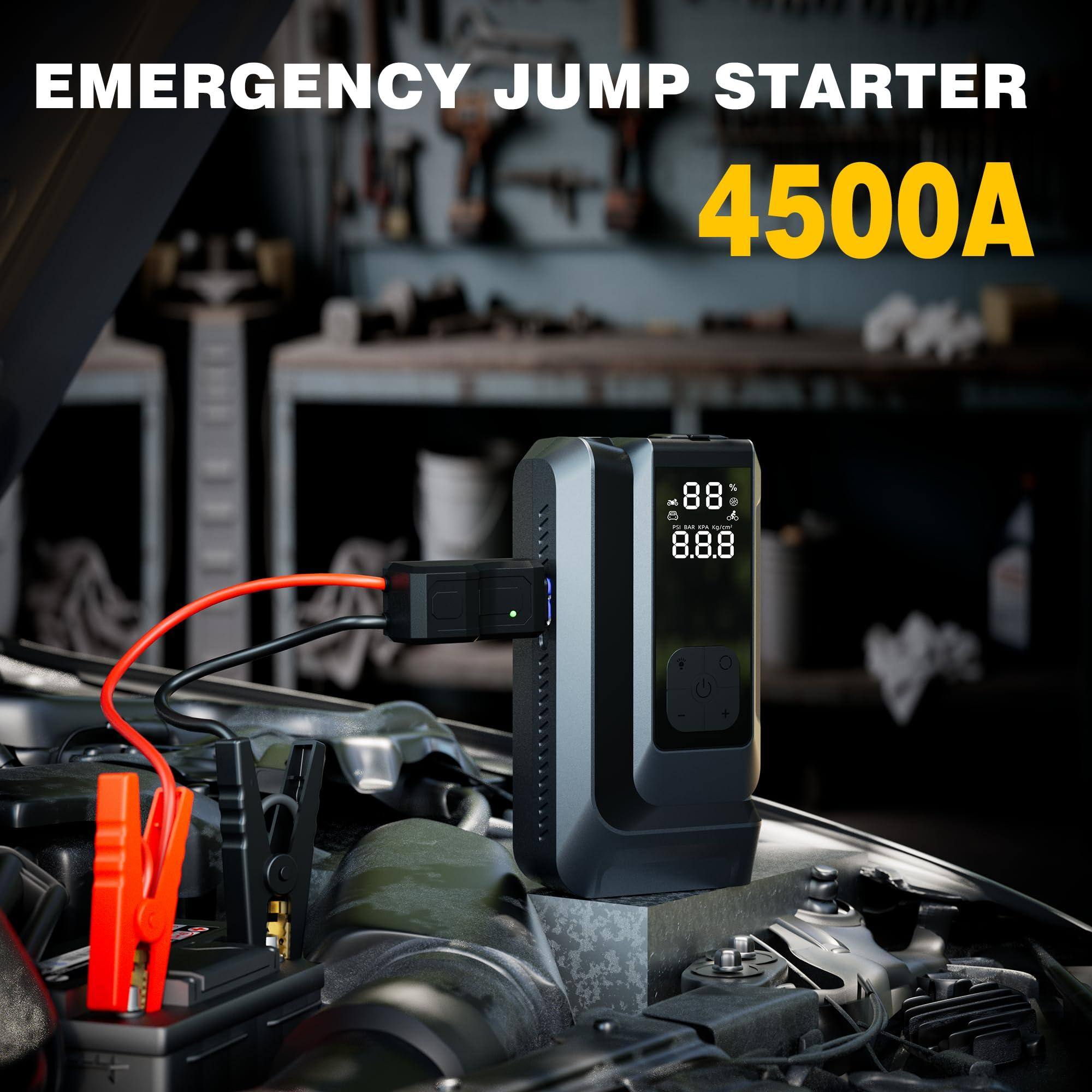 EMERGENCY JUMP STARTER  
4500A