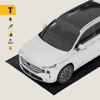 Front. AutoFloorGuard - Auto Floor Guard - Black.