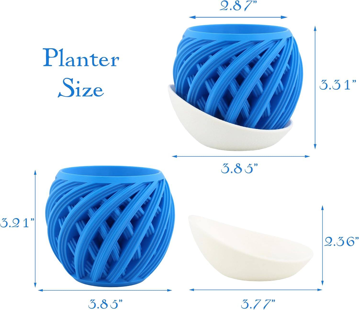 Planter Size

2.87"
3.31"
3.85"
3.21"
2.36"
3.77"