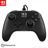PowerA - Advantage Wired Controller for Nintendo Switch 2 - Black - Front_Zoom