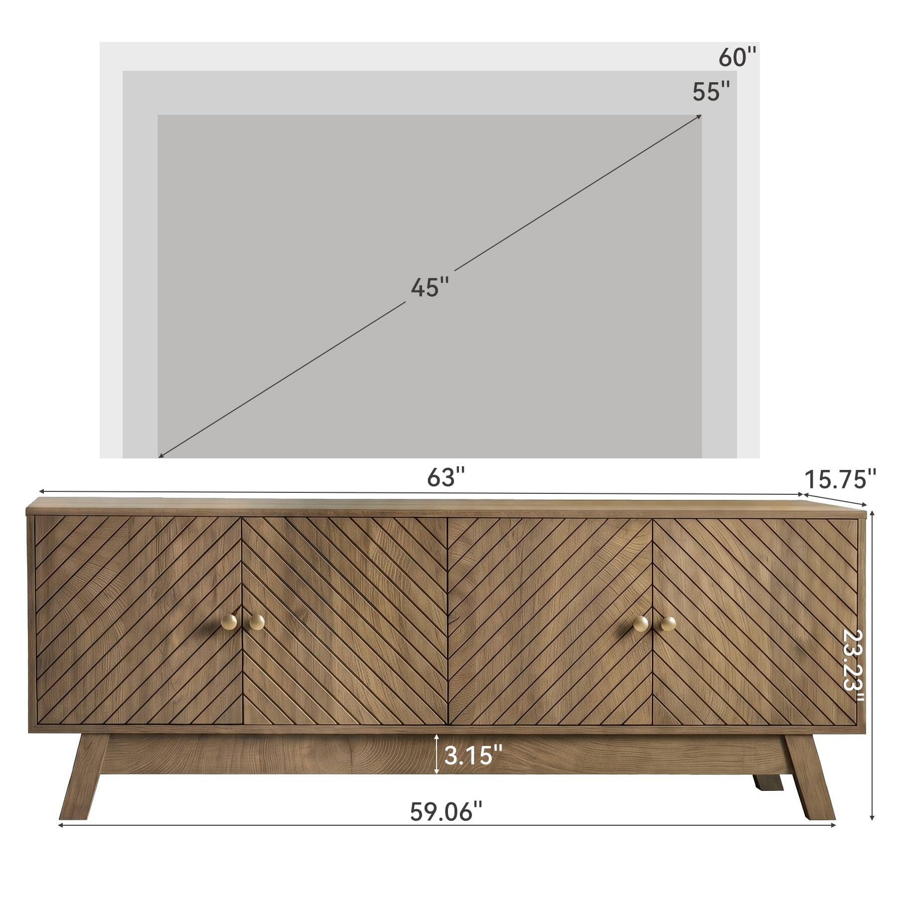 60"  
55"  
45"  
63"  
15.75"  
3.15"  
23.23"  
59.06"