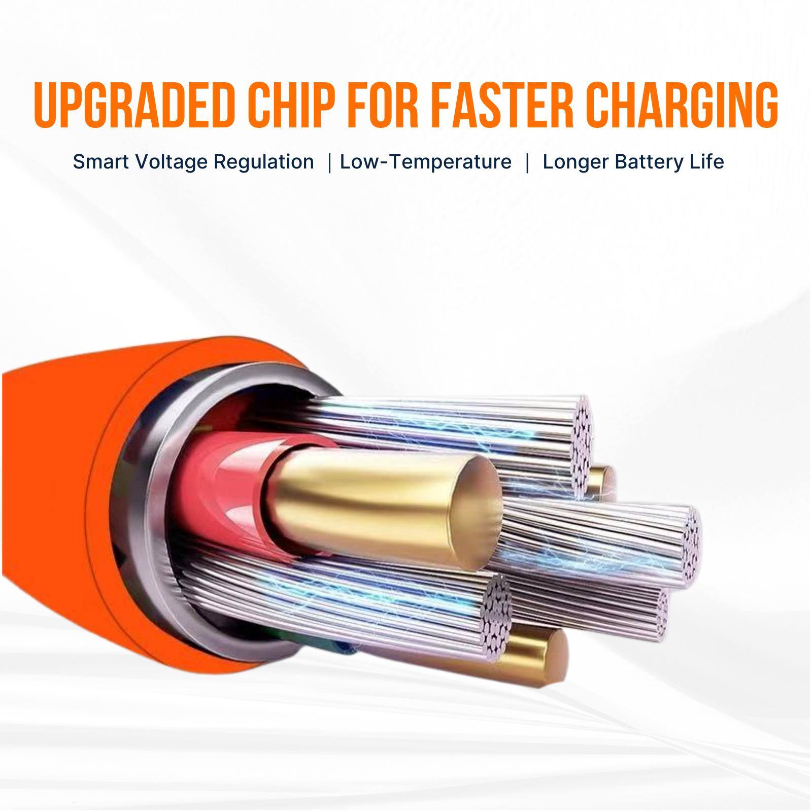 Alt View 5. Miro - U2 Series Neck-Mounted 60W New Zinc Lanyard Charging Cable Bullet Series Fast Charging for Apple & Type-C Devices - Black.